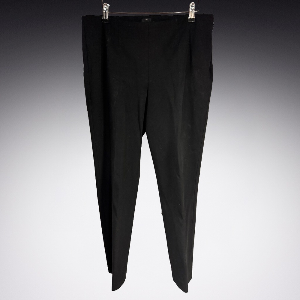 Talbots Black Curvy Straight Leg Trouser
